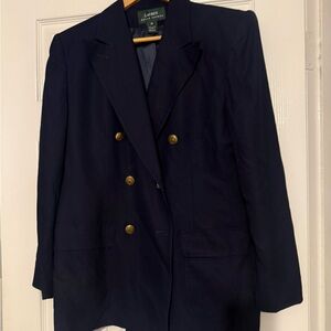 Ralph Lauren Double-Breasted Navy Blazer